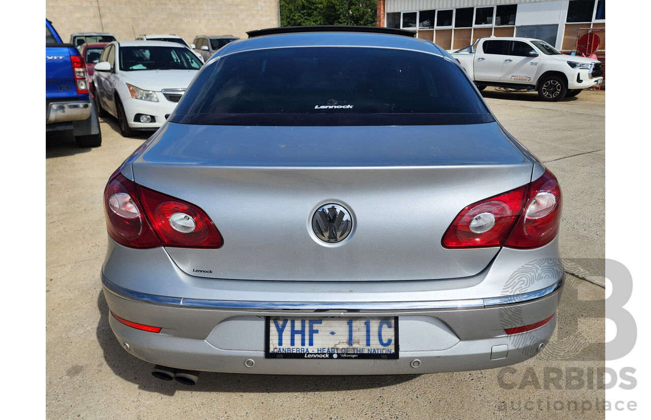 10/2010 Volkswagen Passat Cc 125 TDI 3C MY10 4d Coupe Silver 2.0L