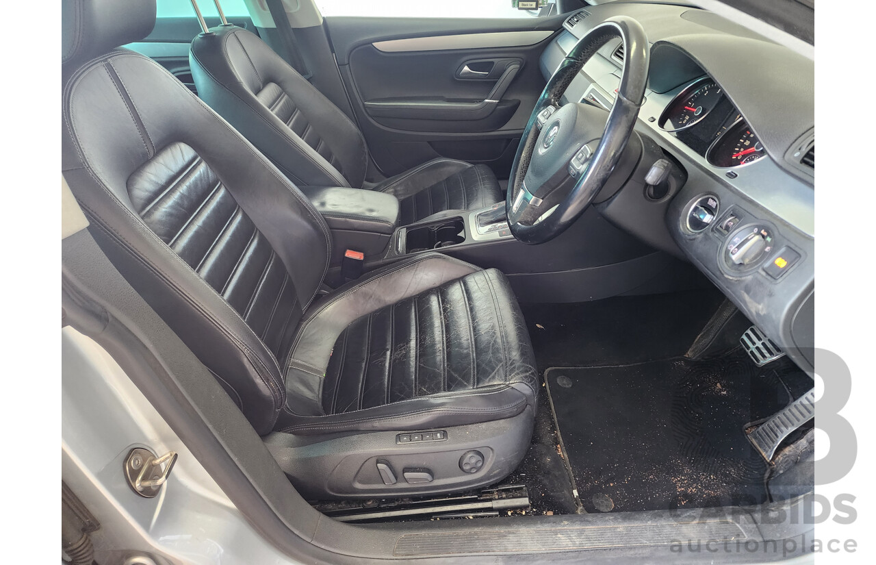 10/2010 Volkswagen Passat Cc 125 TDI 3C MY10 4d Coupe Silver 2.0L
