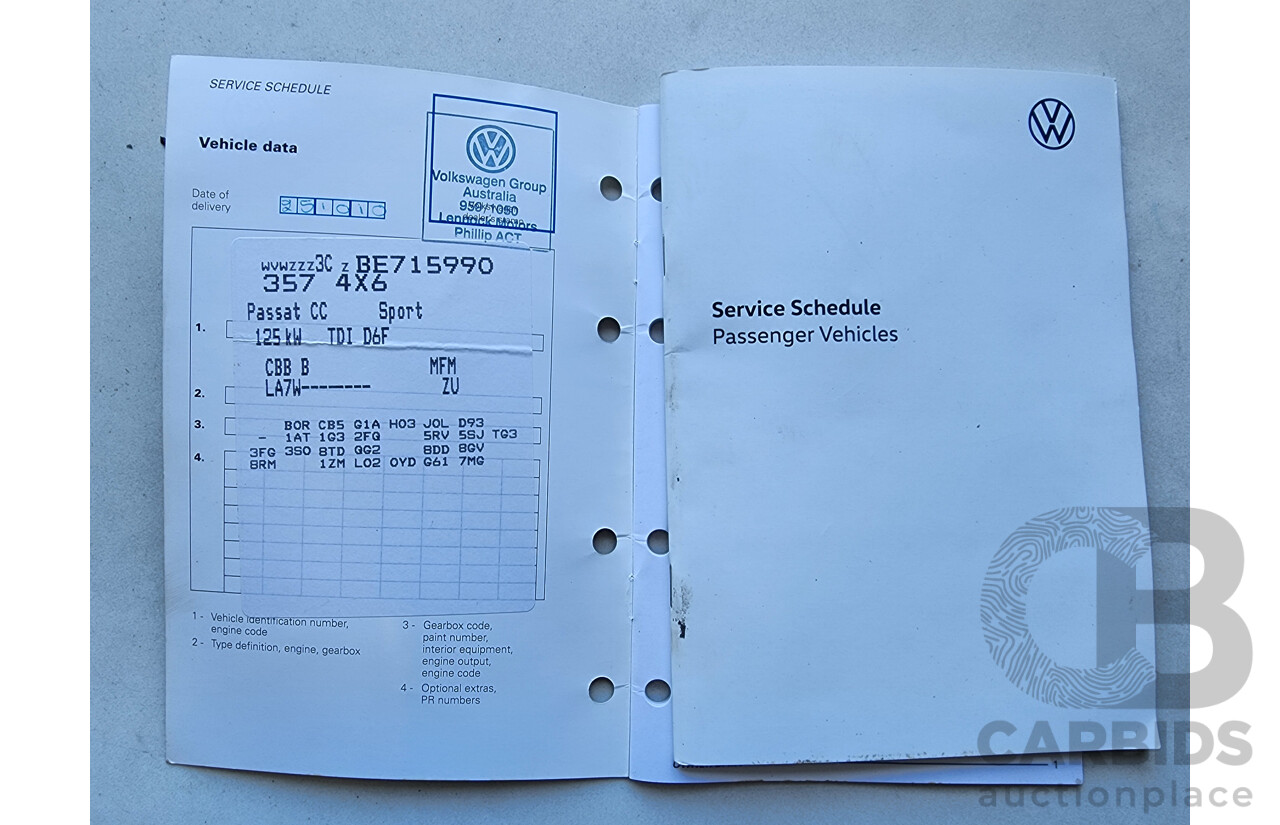 10/2010 Volkswagen Passat Cc 125 TDI 3C MY10 4d Coupe Silver 2.0L