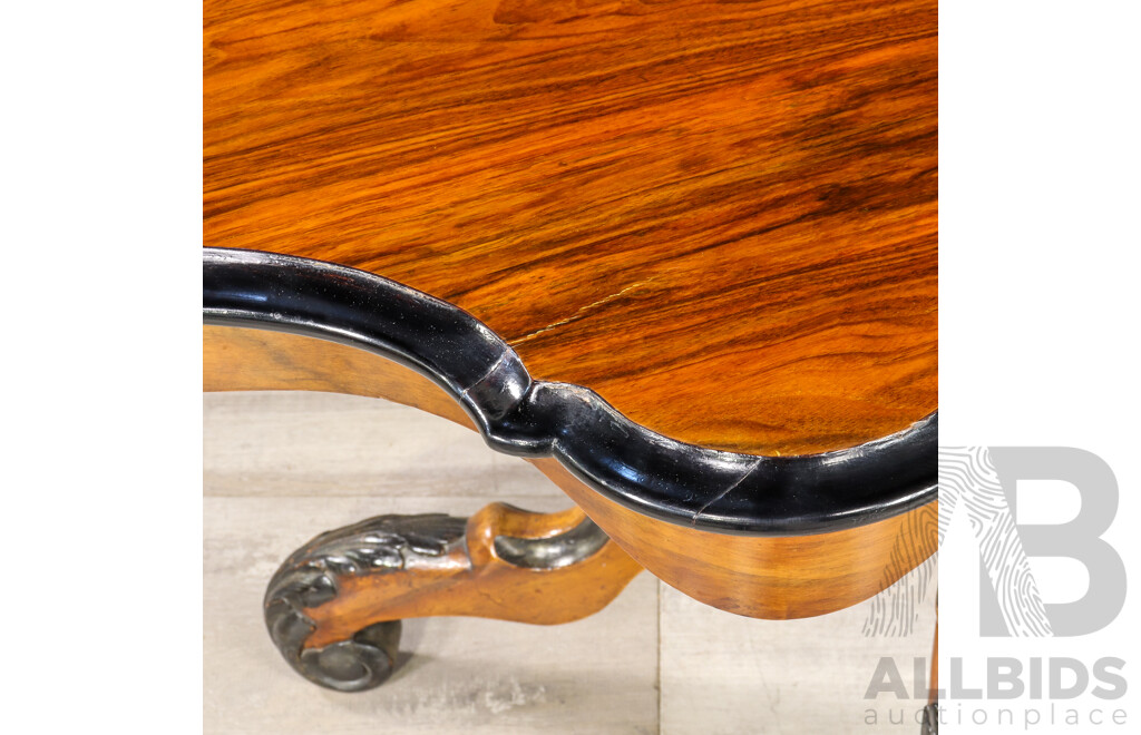 Victorian Rosewood Centre Table