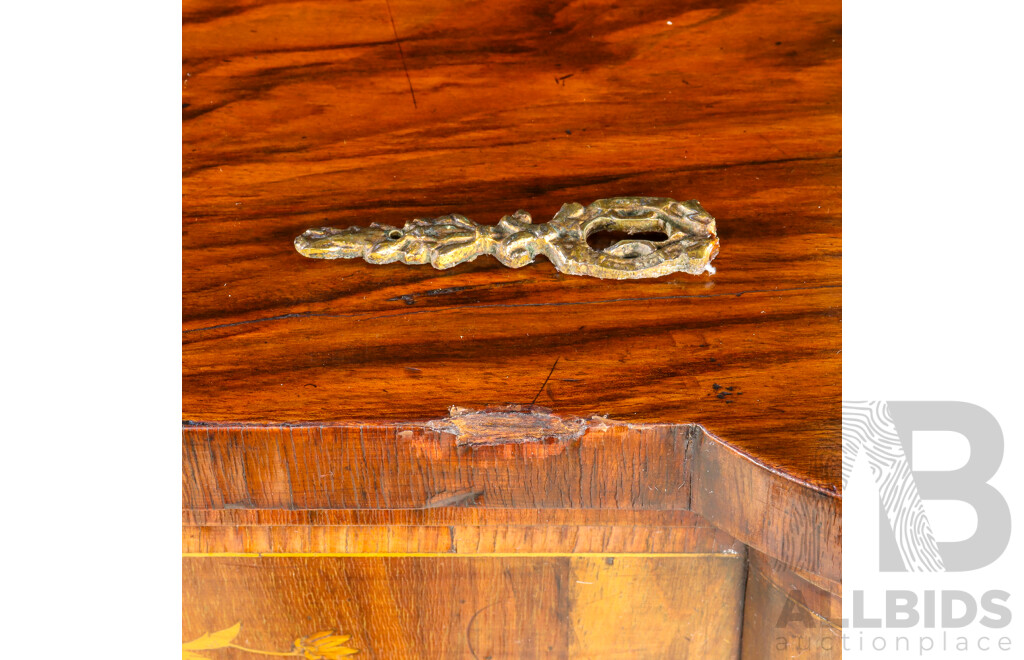 Early 19th Century English Walnut Side Cabinet.
