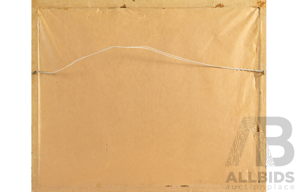 Victor Robert Watt, (19/20th Centuries, Australian, 1886-1970), Grazing Sheep by Gum Trees, Lovely Original Antique Watercolour, 42 X 52 Cm (frame)