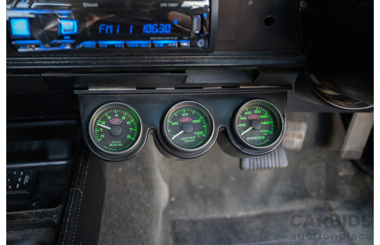 6/1981 Holden WB One Tonner 2d Trayback Utility Black V8 4.2L