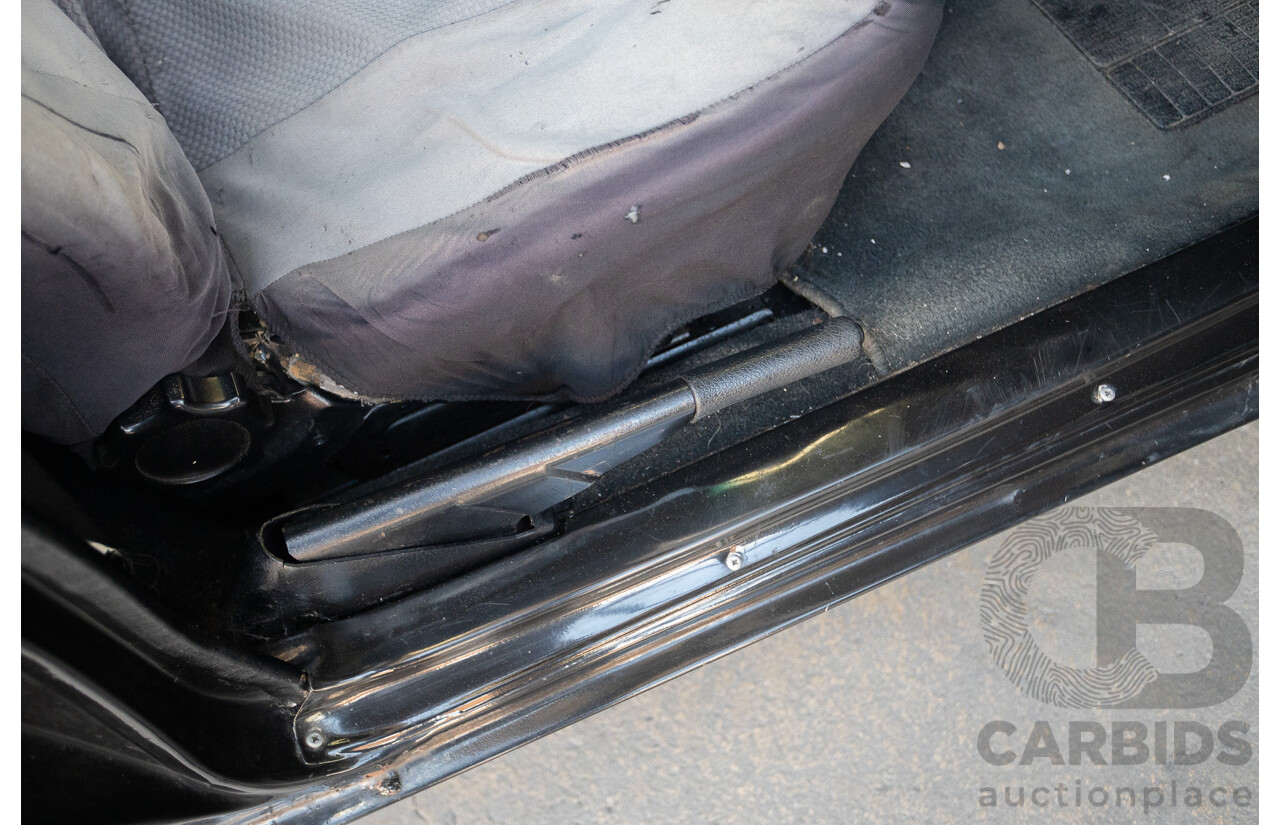 6/1981 Holden WB One Tonner 2d Trayback Utility Black V8 4.2L