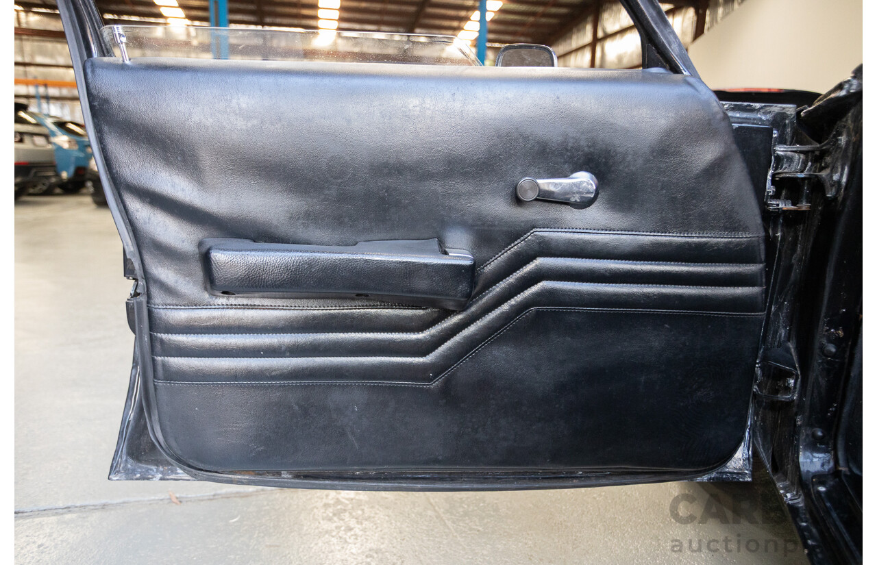 6/1981 Holden WB One Tonner 2d Trayback Utility Black V8 4.2L