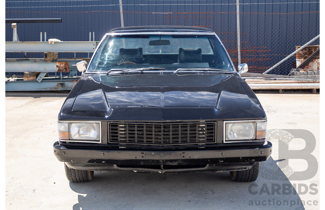 6/1981 Holden WB One Tonner 2d Trayback Utility Black V8 4.2L