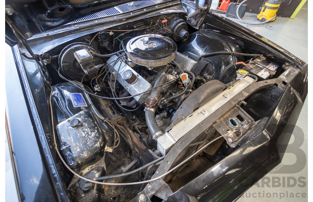 6/1981 Holden WB One Tonner 2d Trayback Utility Black V8 4.2L