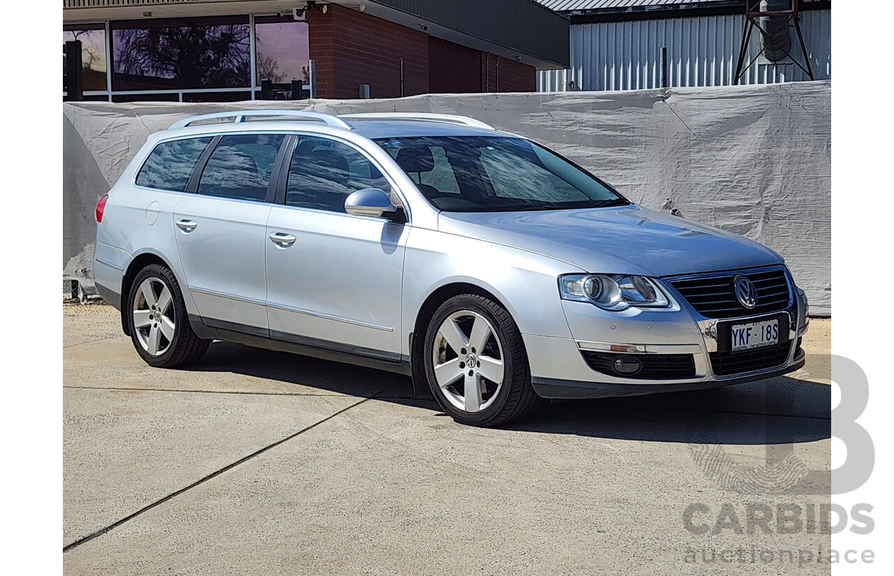 6/2010 Volkswagen Passat 125 TDI 3C MY10 4d Wagon Silver 2.0L