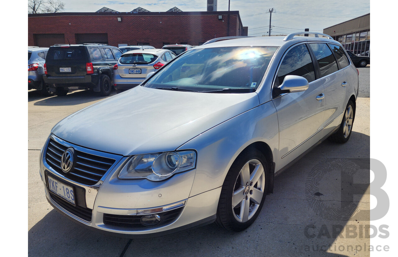 6/2010 Volkswagen Passat 125 TDI 3C MY10 4d Wagon Silver 2.0L