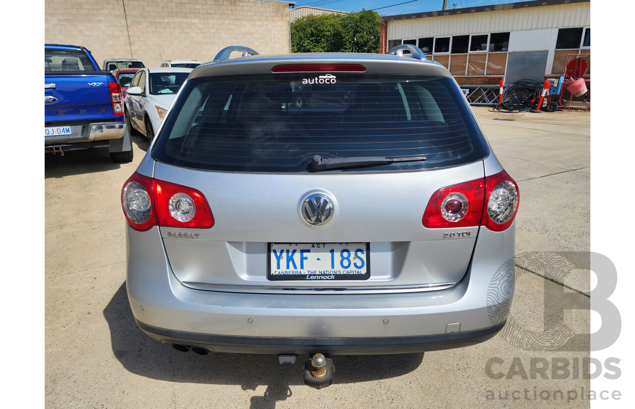 6/2010 Volkswagen Passat 125 TDI 3C MY10 4d Wagon Silver 2.0L
