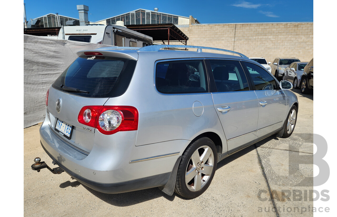 6/2010 Volkswagen Passat 125 TDI 3C MY10 4d Wagon Silver 2.0L