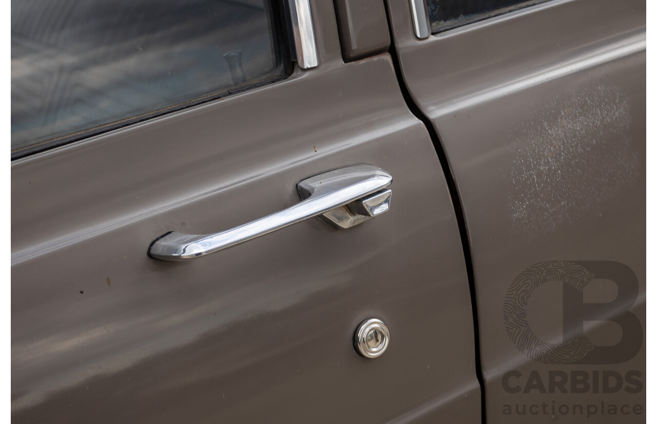 01/1966 Holden HD Special 4d Sedan Taralga Fawn / Fowlers Ivory 202ci Red Motor 3.3L