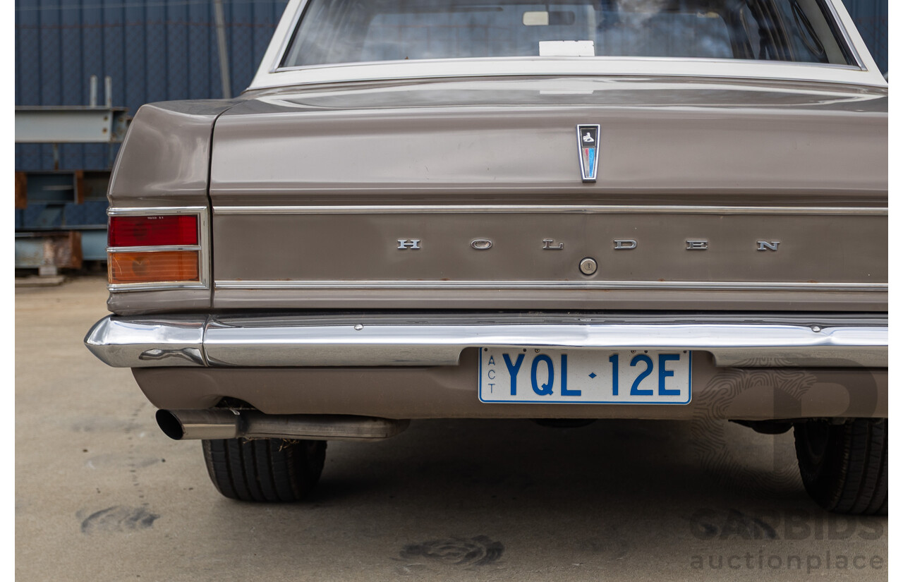 01/1966 Holden HD Special 4d Sedan Taralga Fawn / Fowlers Ivory 202ci Red Motor 3.3L
