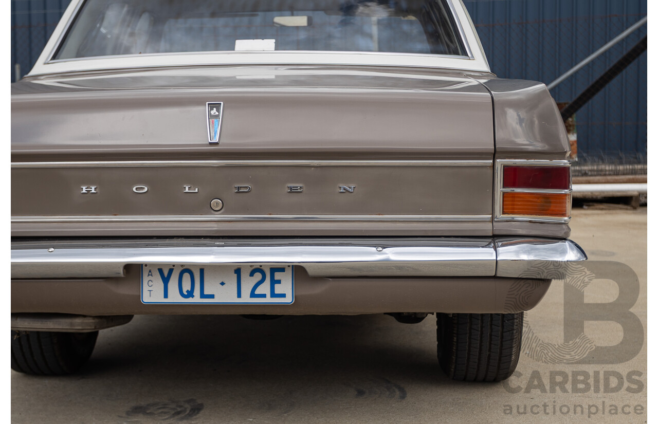 01/1966 Holden HD Special 4d Sedan Taralga Fawn / Fowlers Ivory 202ci Red Motor 3.3L