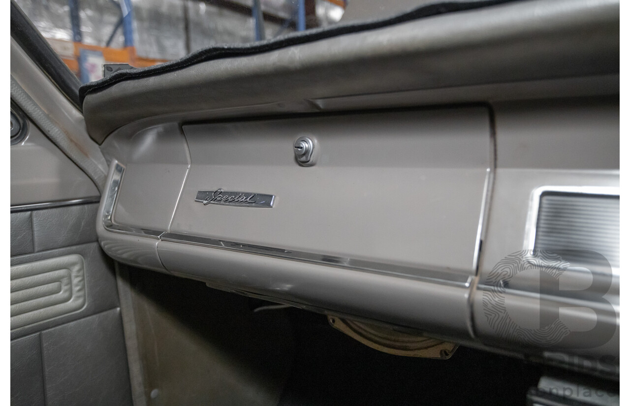 01/1966 Holden HD Special 4d Sedan Taralga Fawn / Fowlers Ivory 202ci Red Motor 3.3L