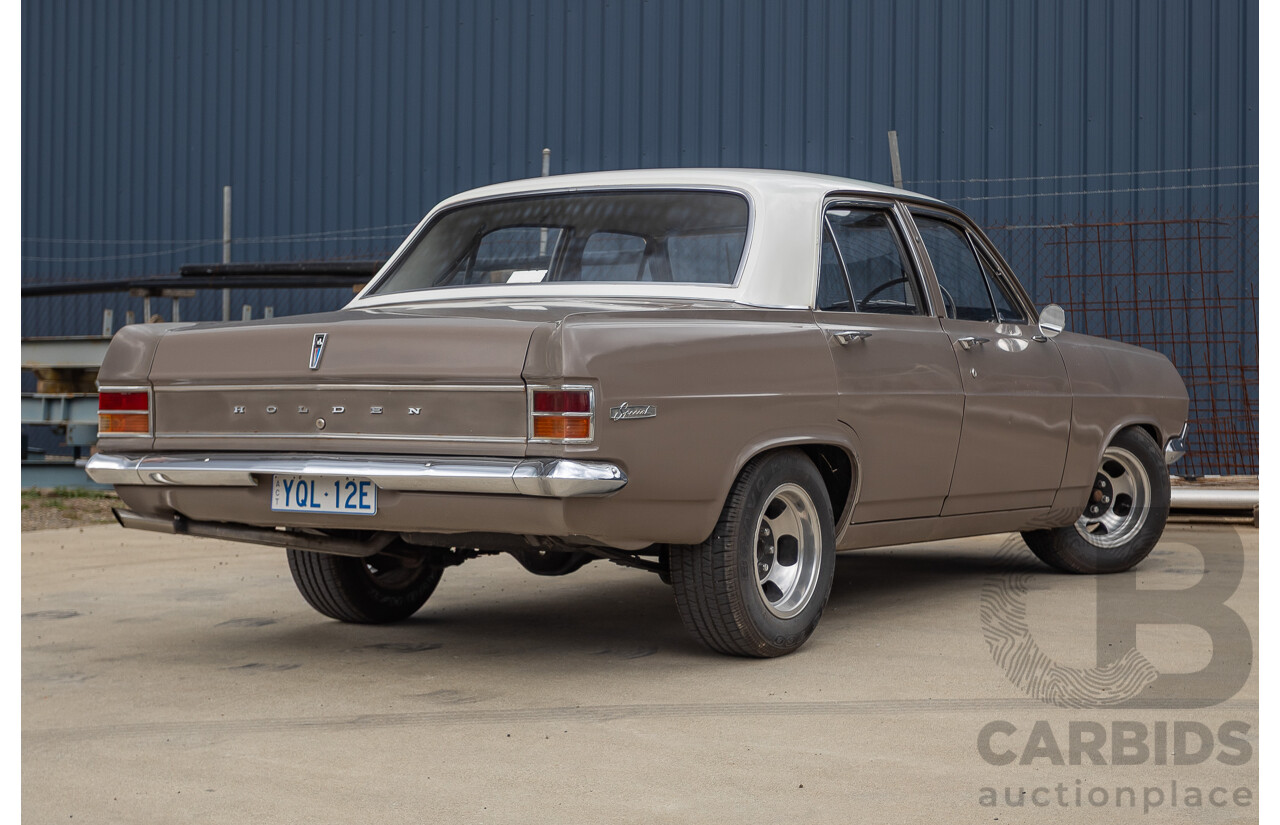 01/1966 Holden HD Special 4d Sedan Taralga Fawn / Fowlers Ivory 202ci Red Motor 3.3L