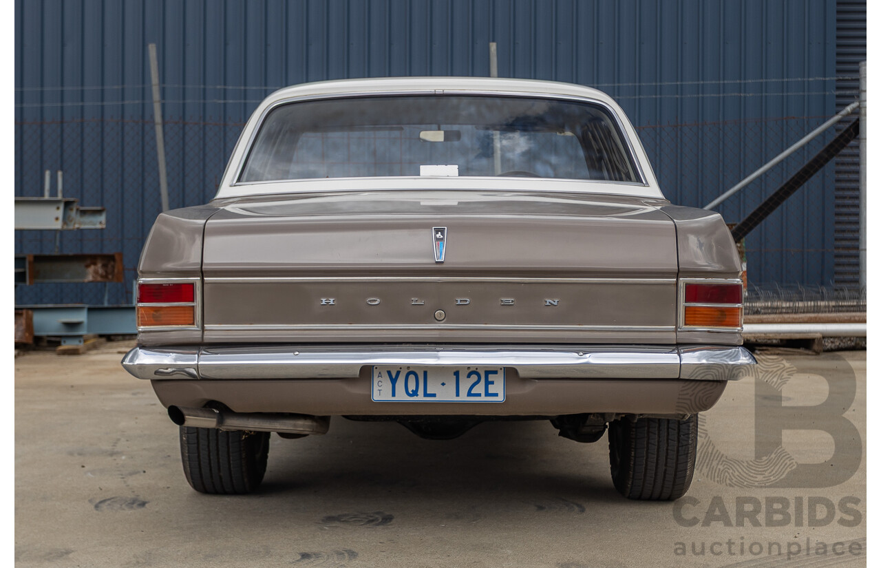 01/1966 Holden HD Special 4d Sedan Taralga Fawn / Fowlers Ivory 202ci Red Motor 3.3L