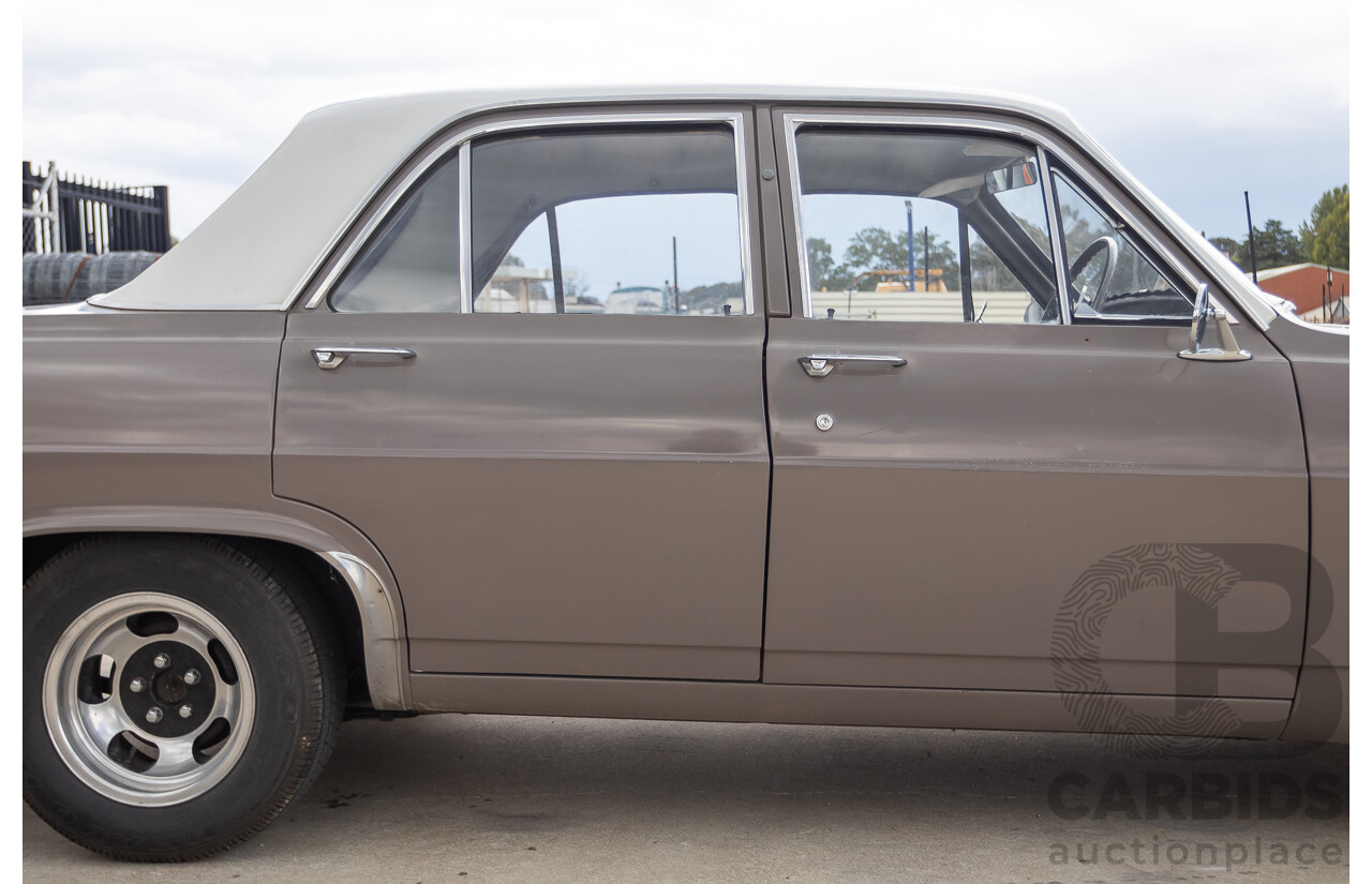 01/1966 Holden HD Special 4d Sedan Taralga Fawn / Fowlers Ivory 202ci Red Motor 3.3L