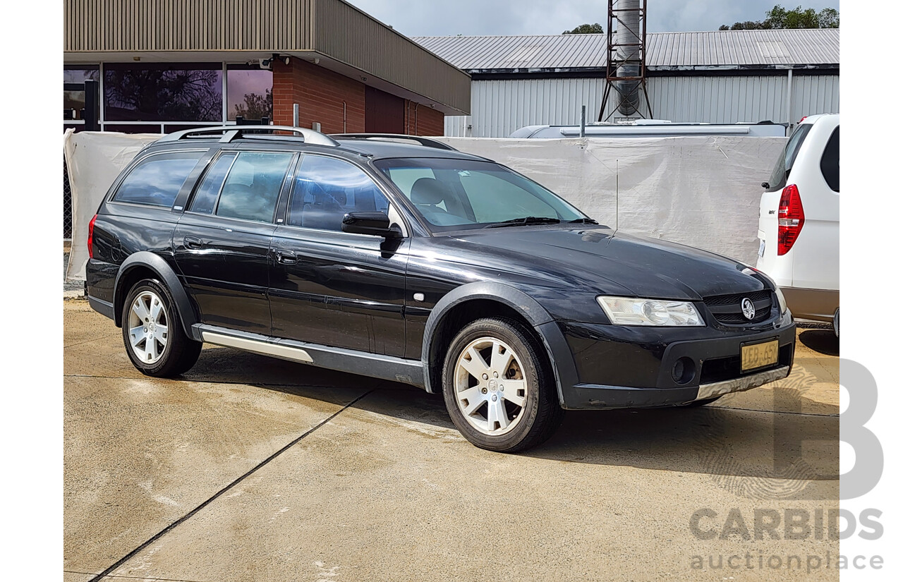 5/2006 Holden Adventra CX6 VZ MY06 4d Wagon Black 3.6L