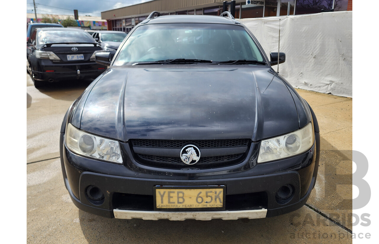 5/2006 Holden Adventra CX6 VZ MY06 4d Wagon Black 3.6L