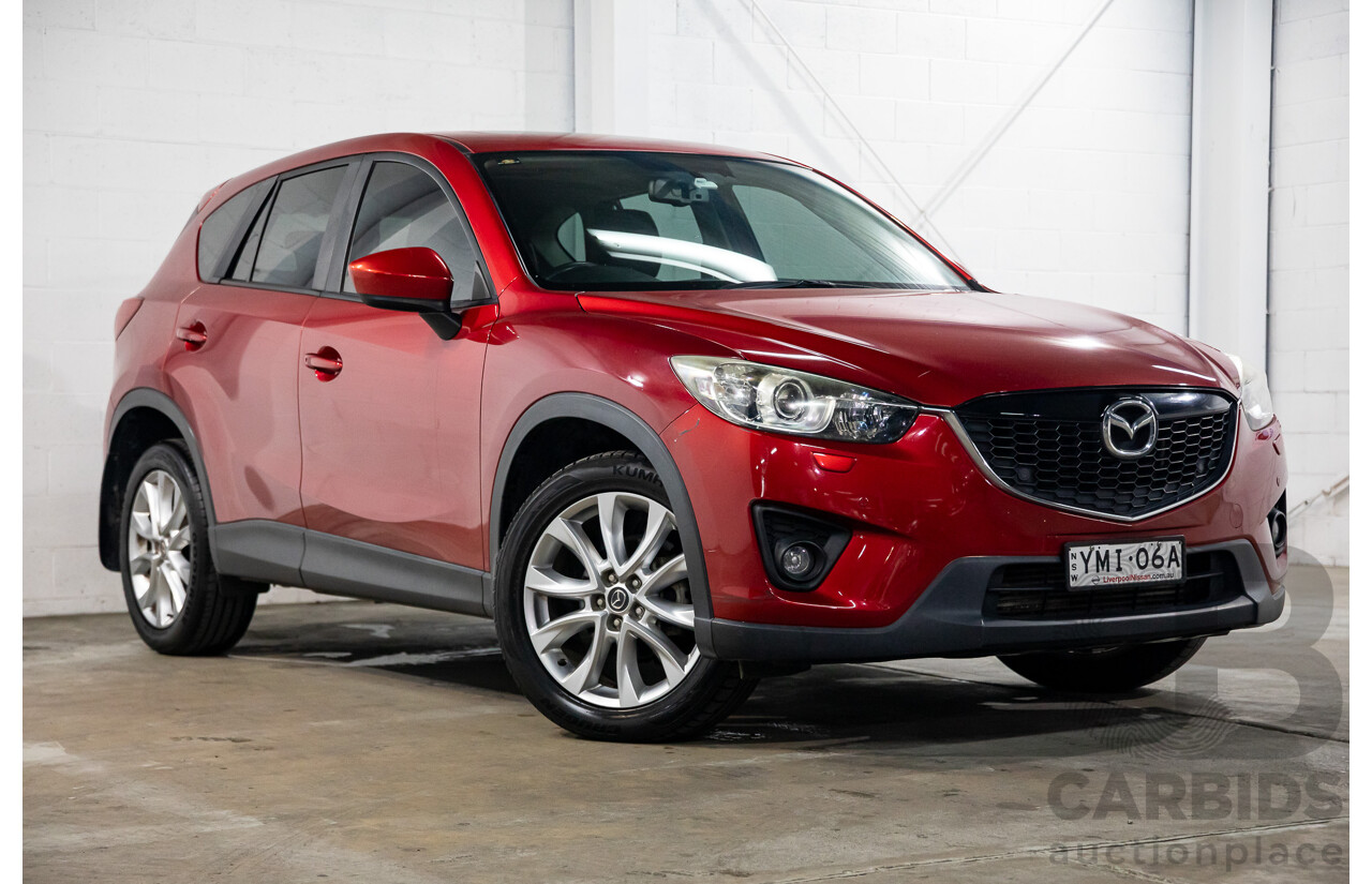 4/2014 Mazda CX-5 Grand Tourer (4x4) MY13 Upgrade 4d Wagon Red Turbo Diesel 2.2L