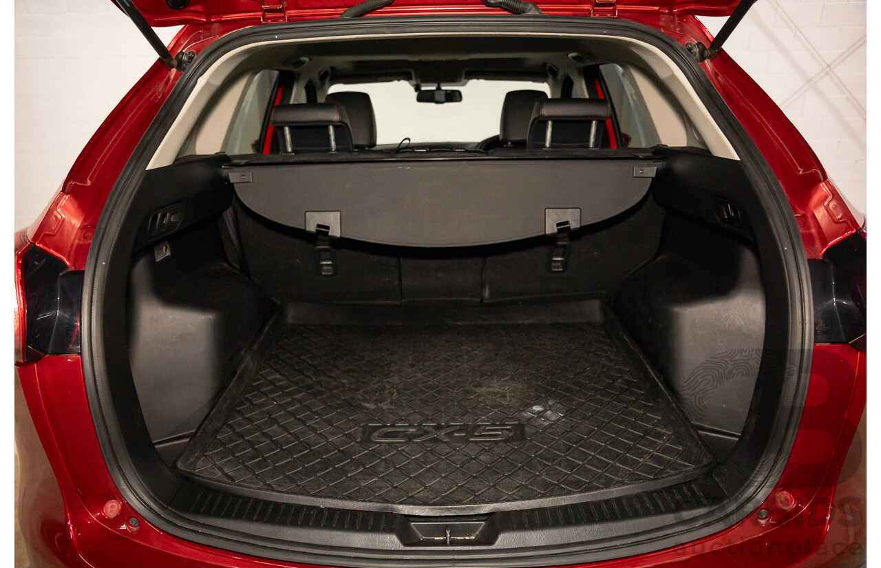4/2014 Mazda CX-5 Grand Tourer (4x4) MY13 Upgrade 4d Wagon Red Turbo Diesel 2.2L
