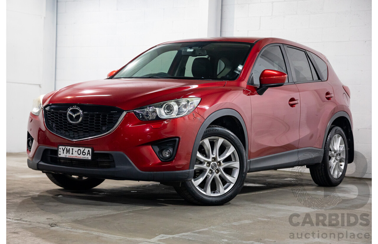 4/2014 Mazda CX-5 Grand Tourer (4x4) MY13 Upgrade 4d Wagon Red Turbo Diesel 2.2L