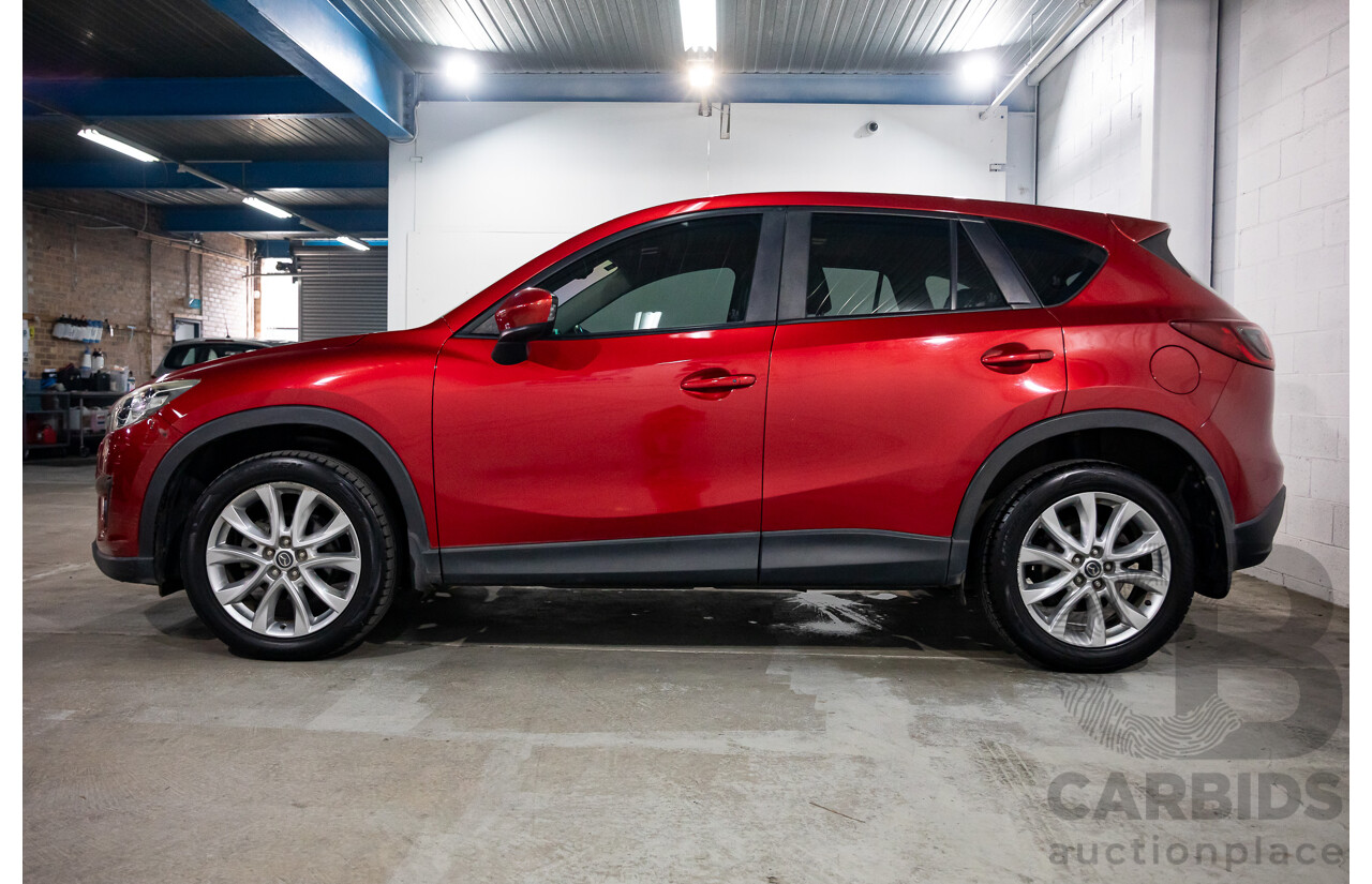 4/2014 Mazda CX-5 Grand Tourer (4x4) MY13 Upgrade 4d Wagon Red Turbo Diesel 2.2L