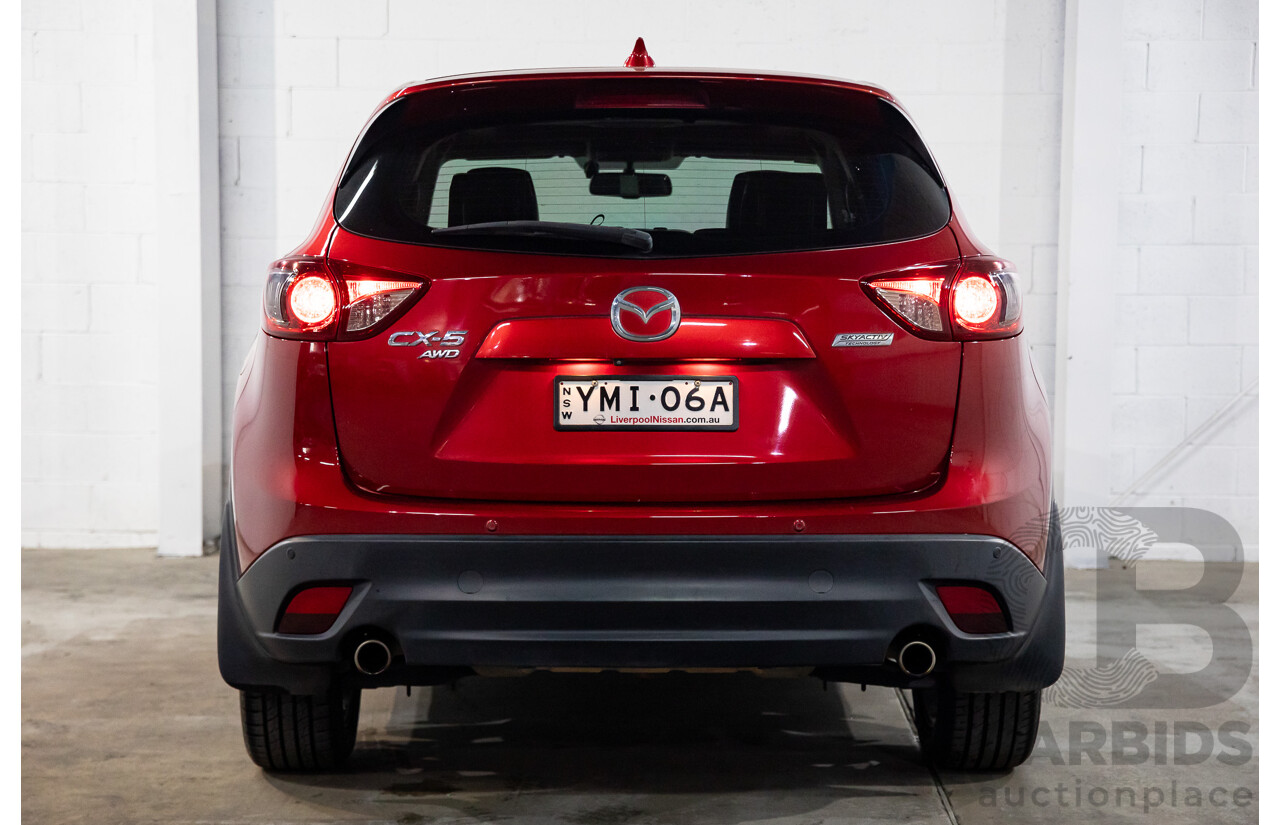 4/2014 Mazda CX-5 Grand Tourer (4x4) MY13 Upgrade 4d Wagon Red Turbo Diesel 2.2L