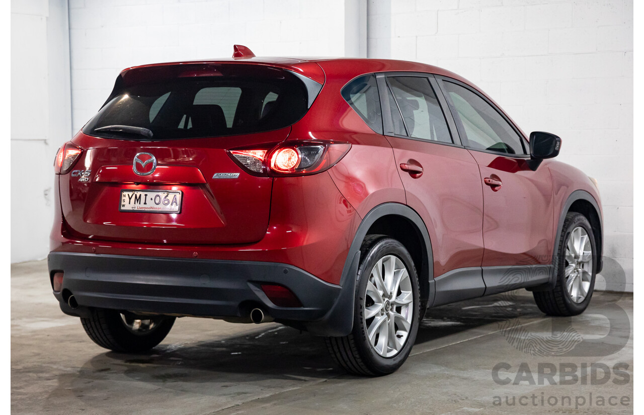 4/2014 Mazda CX-5 Grand Tourer (4x4) MY13 Upgrade 4d Wagon Red Turbo Diesel 2.2L