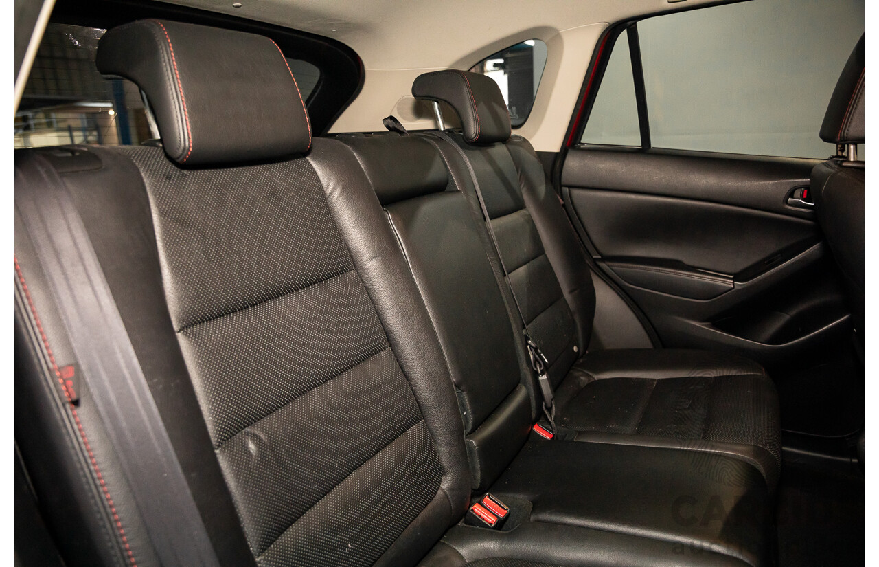 4/2014 Mazda CX-5 Grand Tourer (4x4) MY13 Upgrade 4d Wagon Red Turbo Diesel 2.2L