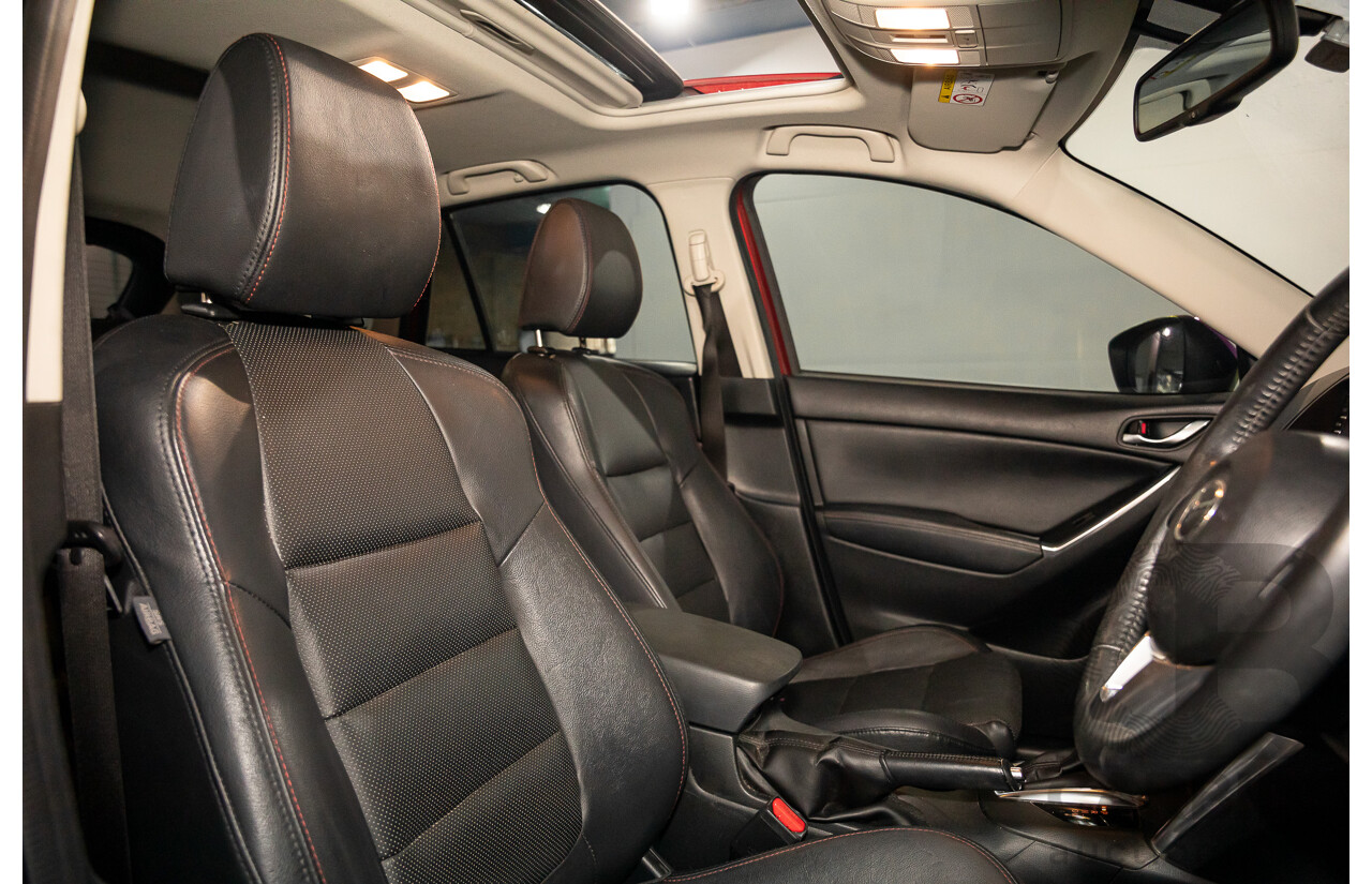 4/2014 Mazda CX-5 Grand Tourer (4x4) MY13 Upgrade 4d Wagon Red Turbo Diesel 2.2L