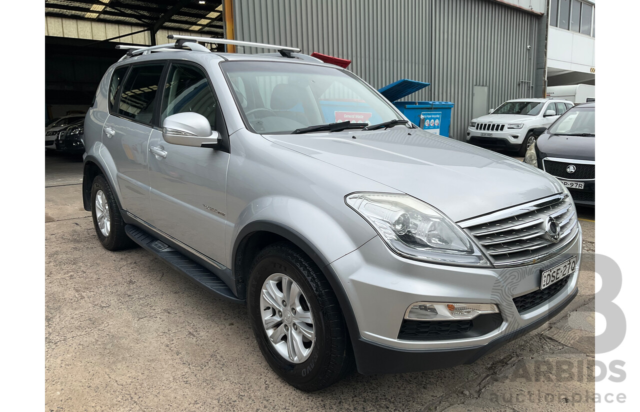 6/2015 Ssangyong Rexton SX (4x4) Y200 MY15 4d Wagon Moondust Silver Metallic Turbo Diesel 2.0L