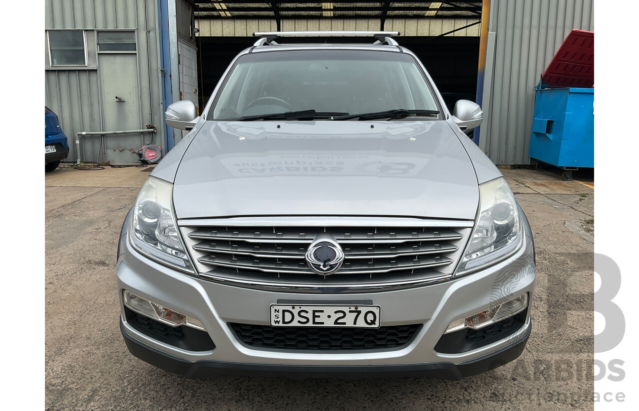 6/2015 Ssangyong Rexton SX (4x4) Y200 MY15 4d Wagon Moondust Silver Metallic Turbo Diesel 2.0L