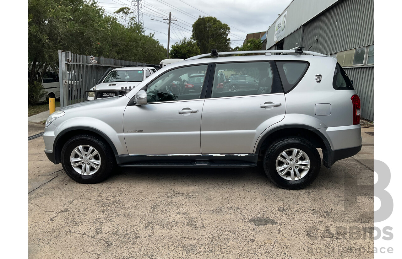 6/2015 Ssangyong Rexton SX (4x4) Y200 MY15 4d Wagon Moondust Silver Metallic Turbo Diesel 2.0L