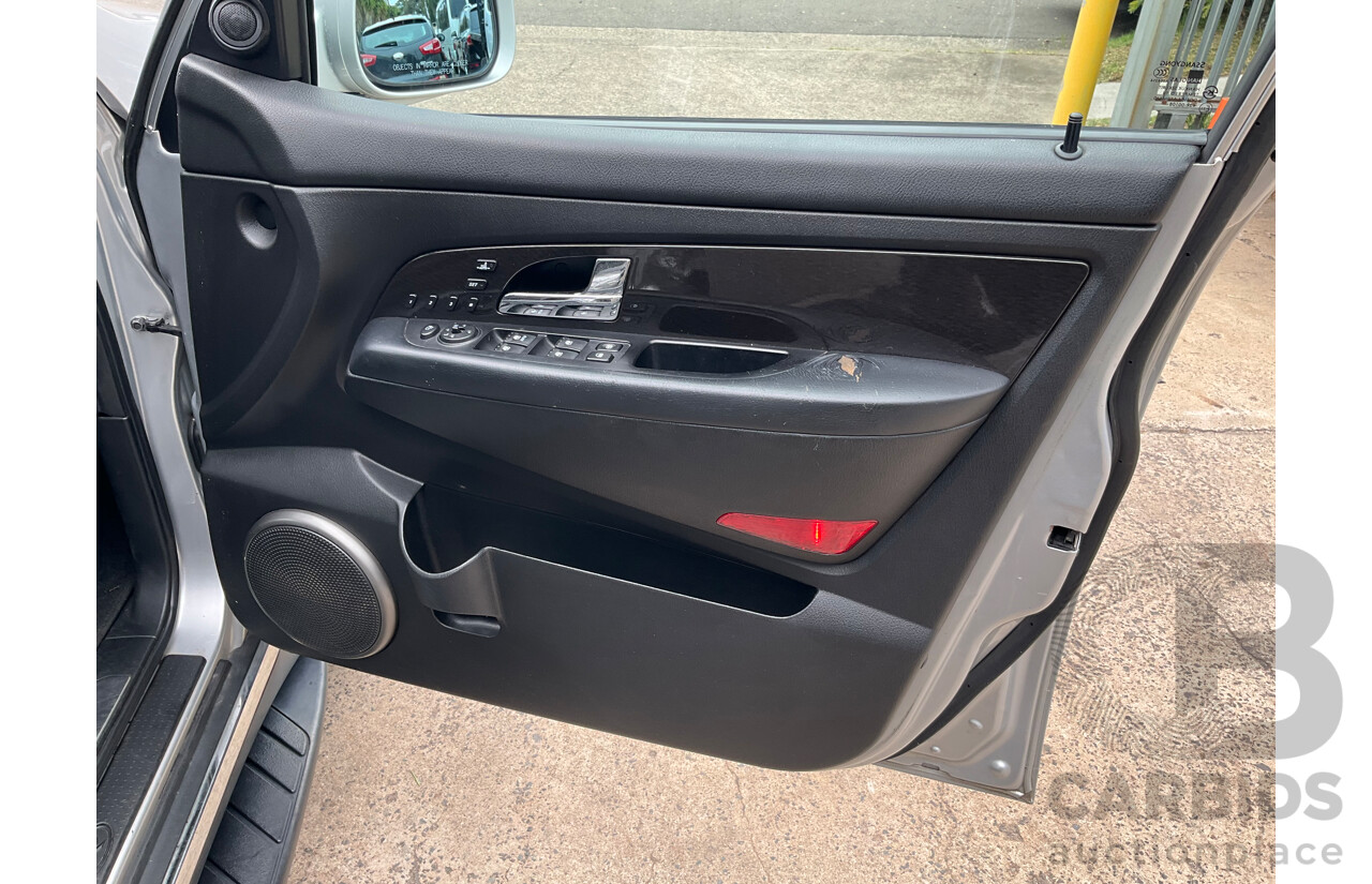 6/2015 Ssangyong Rexton SX (4x4) Y200 MY15 4d Wagon Moondust Silver Metallic Turbo Diesel 2.0L