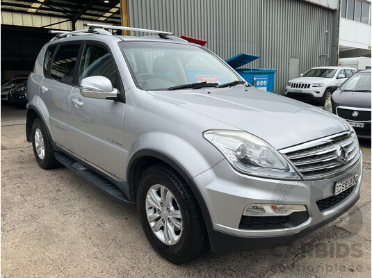 6/2015 Ssangyong Rexton SX (4x4) Y200 MY15 4d Wagon Moondust Silver Metallic Turbo Diesel 2.0L