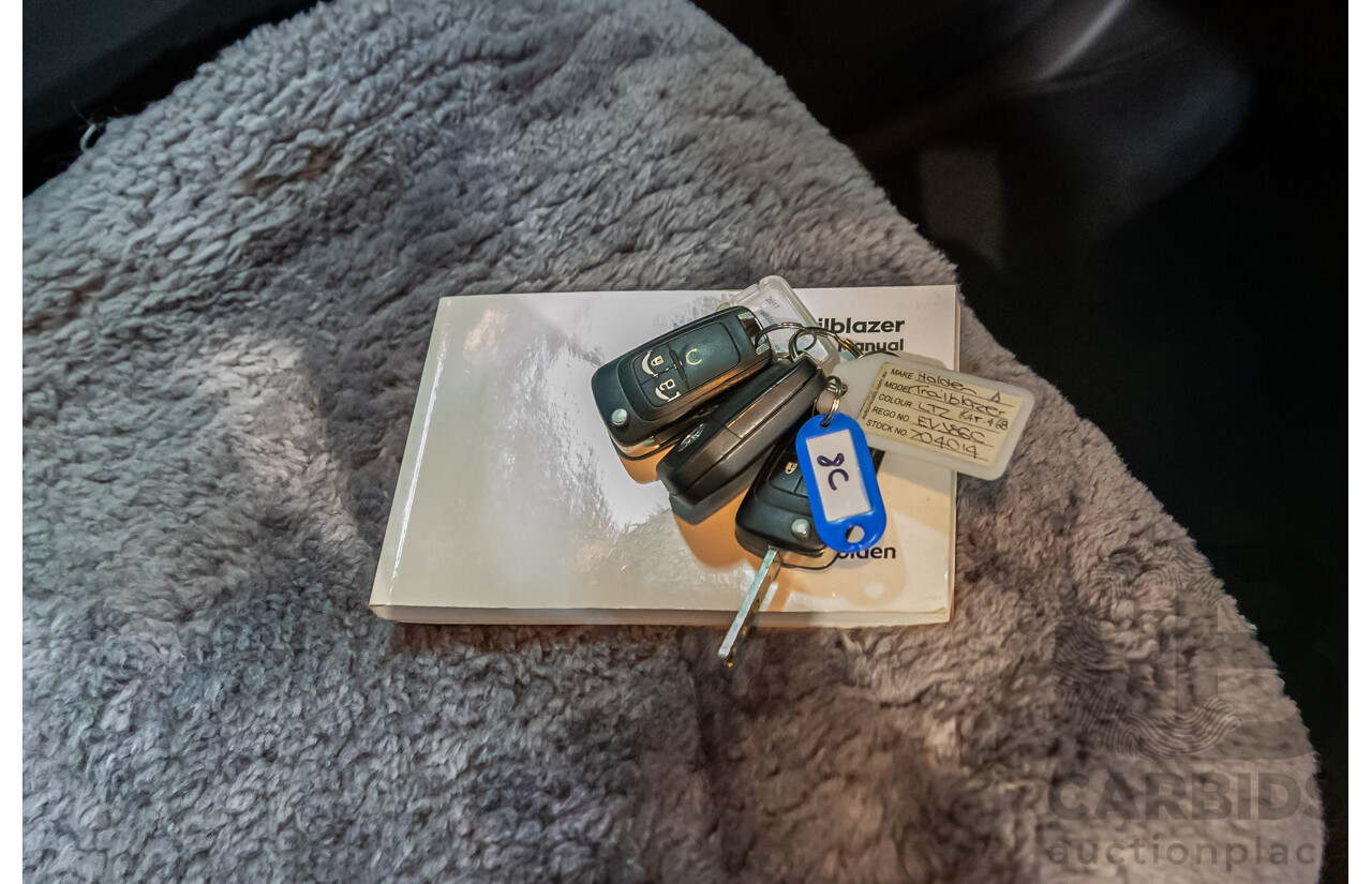 05/2017 Holden Trailblazer LTZ (4x4) 4x4 RG MY18 4D Wagon Nitrate Silver Metallic 2.8L