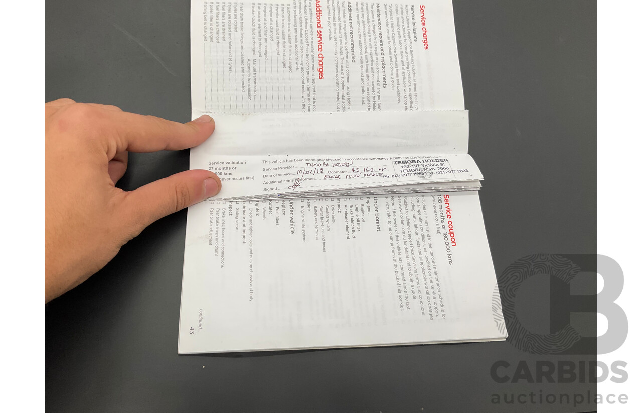 05/2017 Holden Trailblazer LTZ (4x4) 4x4 RG MY18 4D Wagon Nitrate Silver Metallic 2.8L