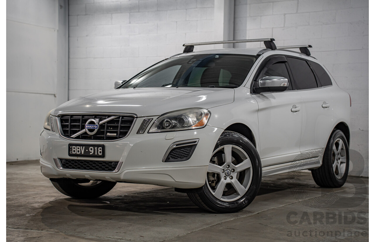 11/2010 Volvo XC60 D5 R-Design DZ MY11 4d Wagon Ice White Twin Turbo Diesel 2.4L