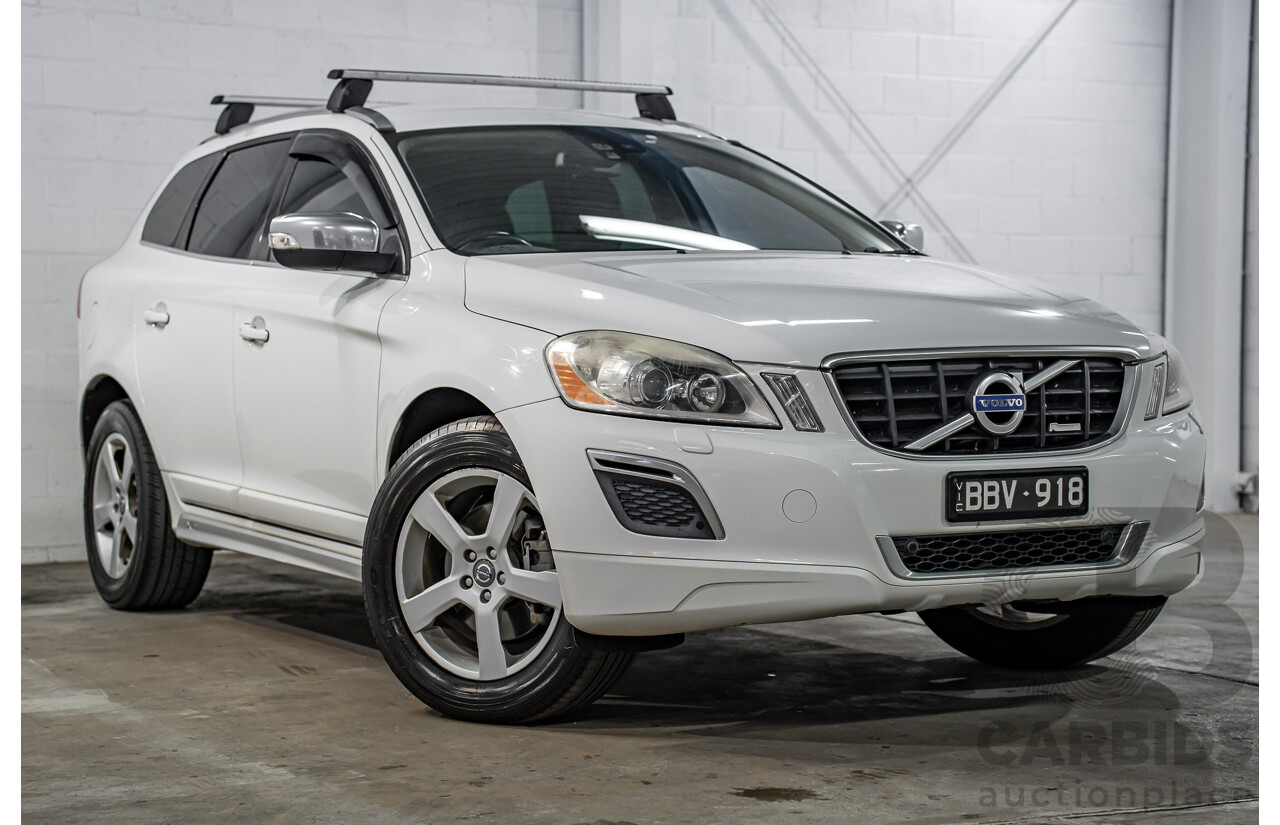 11/2010 Volvo XC60 D5 R-Design DZ MY11 4d Wagon Ice White Twin Turbo Diesel 2.4L