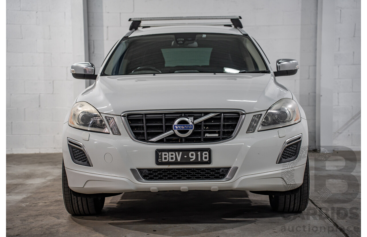 11/2010 Volvo XC60 D5 R-Design DZ MY11 4d Wagon Ice White Twin Turbo Diesel 2.4L