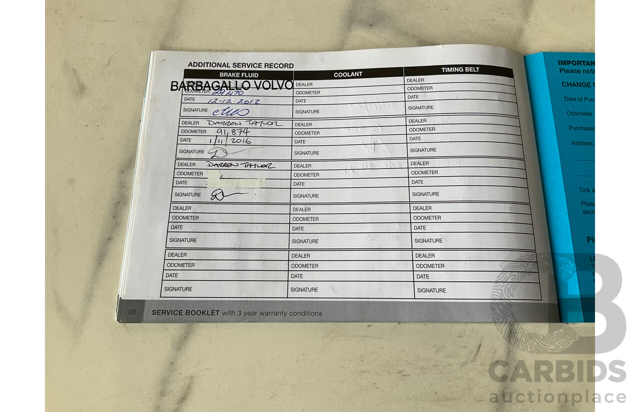 11/2010 Volvo XC60 D5 R-Design DZ MY11 4d Wagon Ice White Twin Turbo Diesel 2.4L