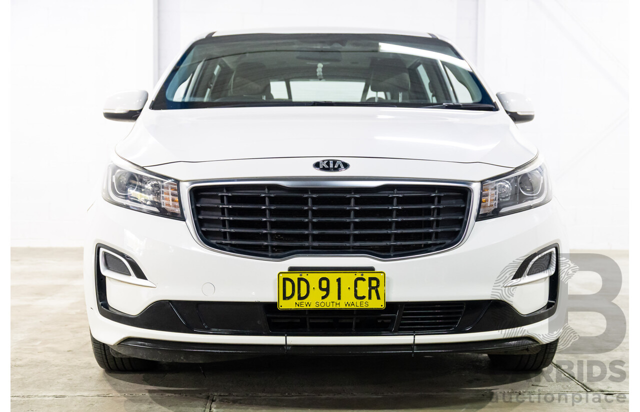 05/2018 Kia Carnival S (FWD) YP PE MY19 4d Wagon Clear White V6 3.3L