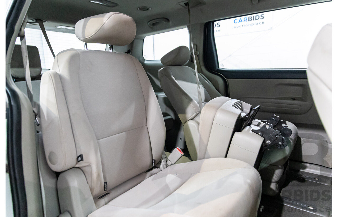 05/2018 Kia Carnival S (FWD) YP PE MY19 4d Wagon Clear White V6 3.3L