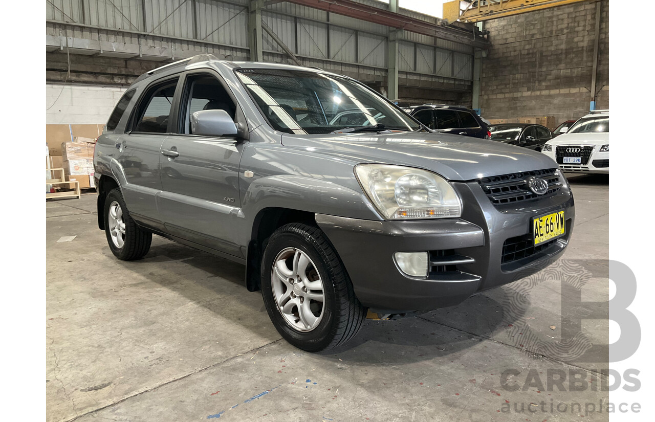 6/2005 Kia Sportage (4x4) KM 4d Wagon Grey 2.7L
