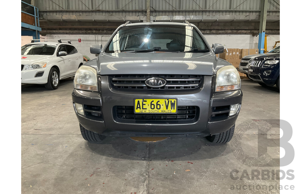 6/2005 Kia Sportage (4x4) KM 4d Wagon Grey V6 2.7L