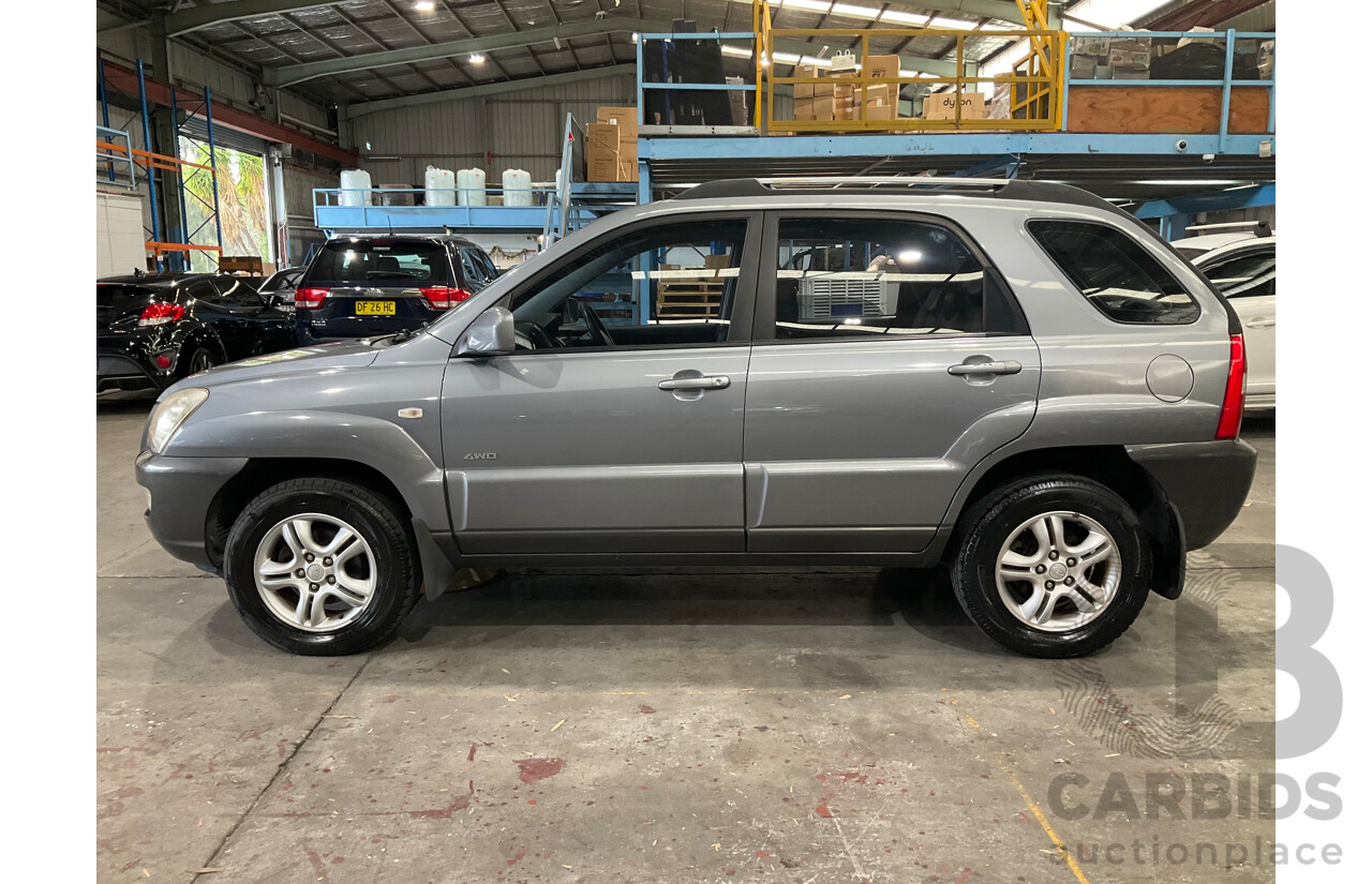 6/2005 Kia Sportage (4x4) KM 4d Wagon Grey V6 2.7L
