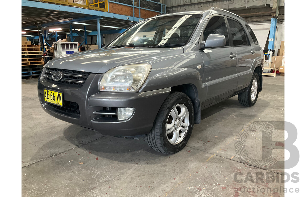 6/2005 Kia Sportage (4x4) KM 4d Wagon Grey V6 2.7L