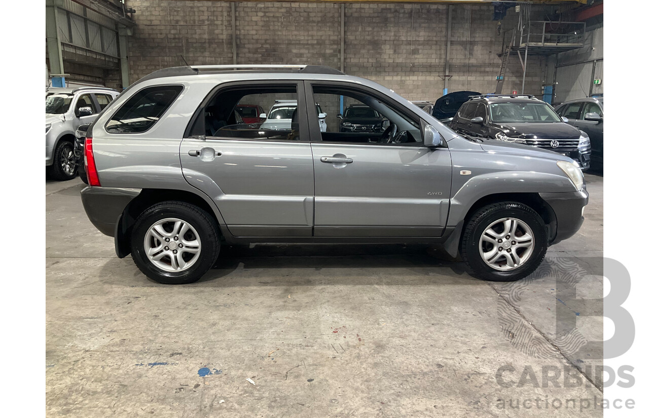 6/2005 Kia Sportage (4x4) KM 4d Wagon Grey V6 2.7L